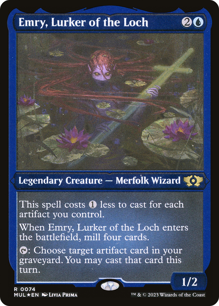 Emry, Lurker of the Loch (Foil Etched) [Multiverse Legends] - Magic: The Gathering - Card Brawlers | Quebec | Canada |