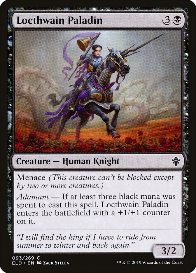 Locthwain Paladin [Throne of Eldraine] - Magic: The Gathering - Card Brawlers | Quebec | Canada |