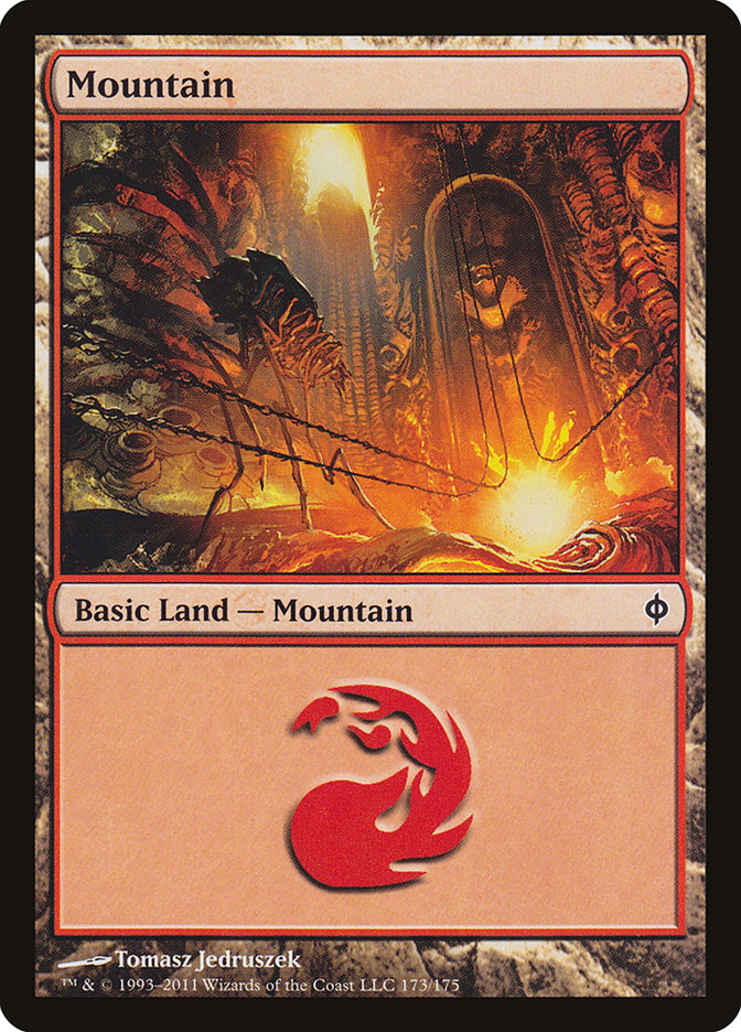 Mountain (173) [New Phyrexia] - Magic: The Gathering - Card Brawlers | Quebec | Canada |