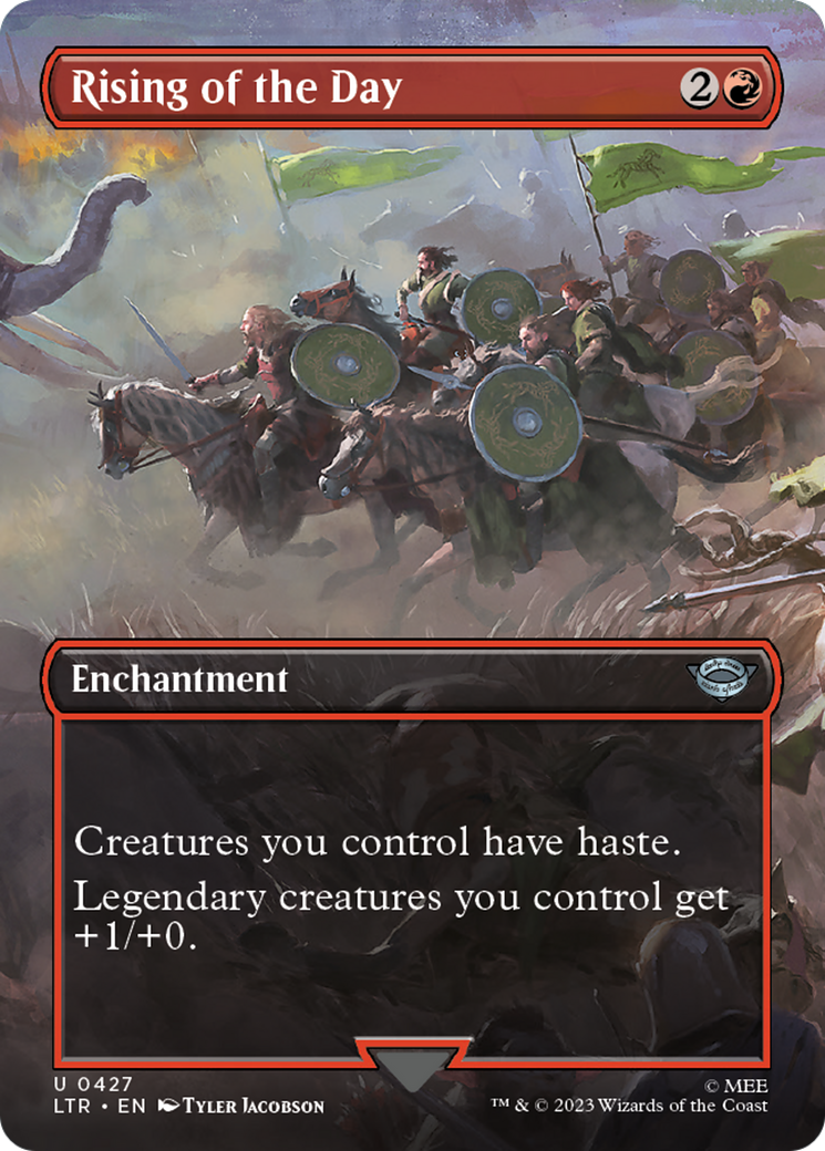 Rising of the Day (Borderless Alternate Art) [The Lord of the Rings: Tales of Middle-Earth] - Magic: The Gathering - Card Brawlers | Quebec | Canada |