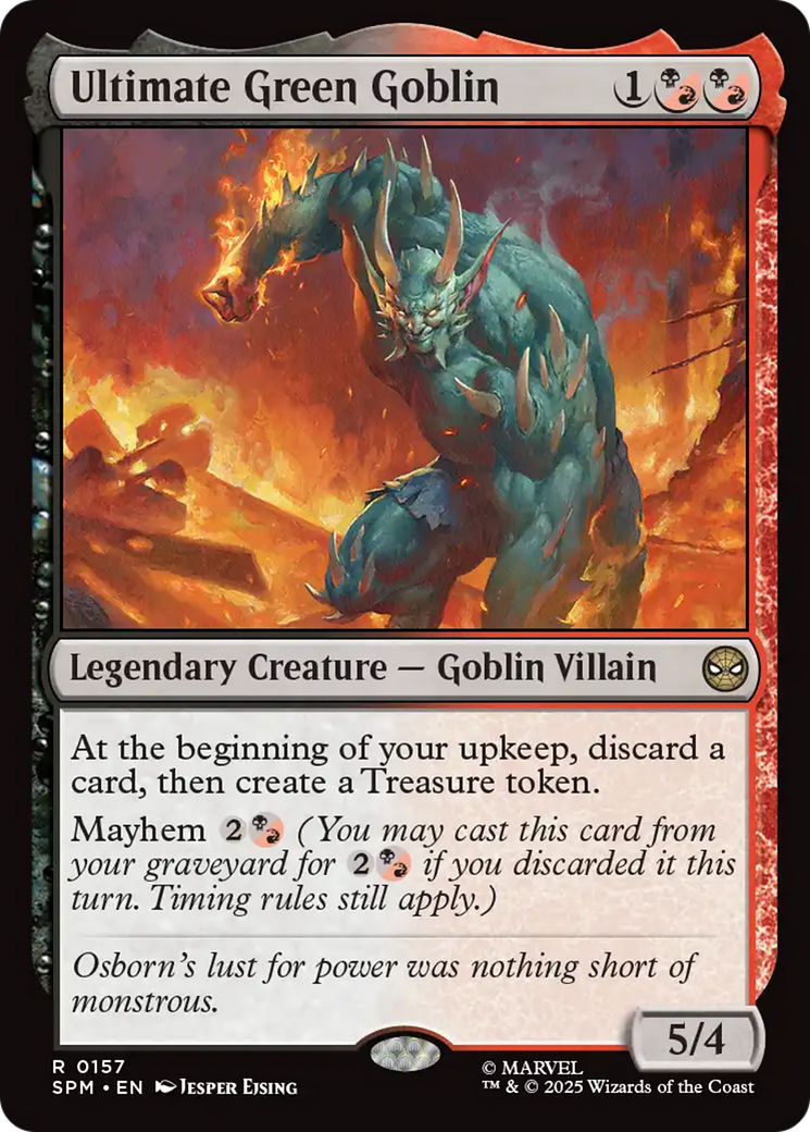 Ultimate Green Goblin [Marvel's Spider-Man] - Magic: The Gathering - Card Brawlers | Quebec | Canada |