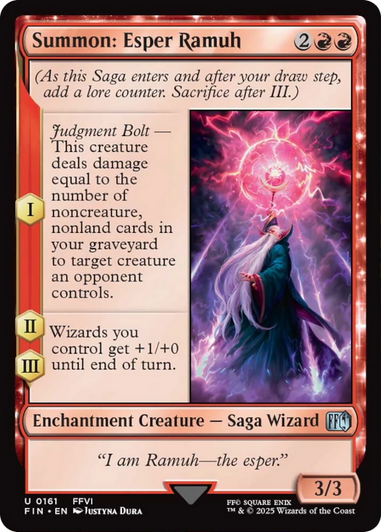 Summon: Esper Ramuh [FINAL FANTASY] - Magic: The Gathering - Card Brawlers | Quebec | Canada |