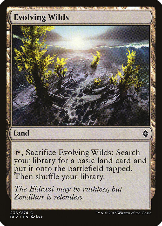 Evolving Wilds [Battle for Zendikar] - Magic: The Gathering - Card Brawlers | Quebec | Canada |