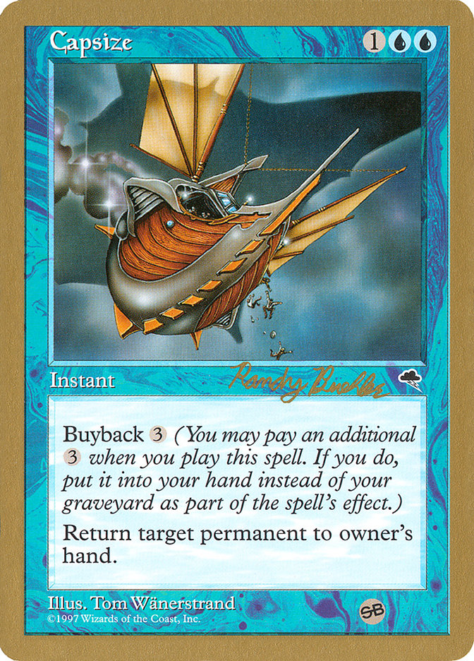 Capsize (Randy Buehler) (SB) [World Championship Decks 1998] - Magic: The Gathering - Card Brawlers | Quebec | Canada |