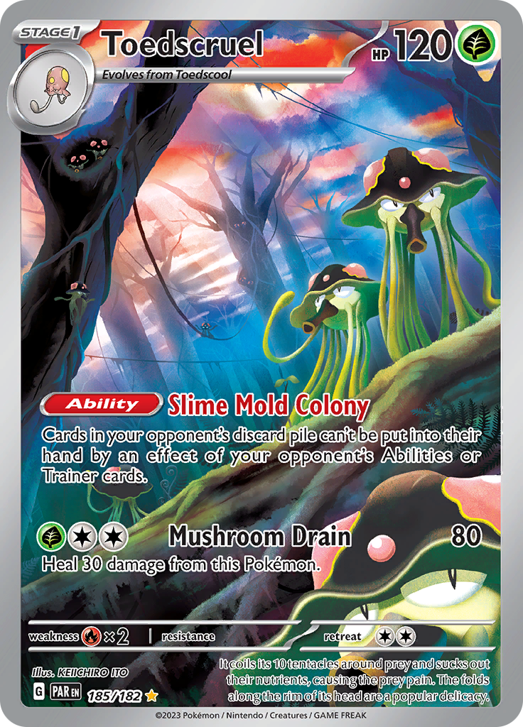 Toedscruel (185/182) [Scarlet & Violet: Paradox Rift] - Pokémon - Card Brawlers | Quebec | Canada |