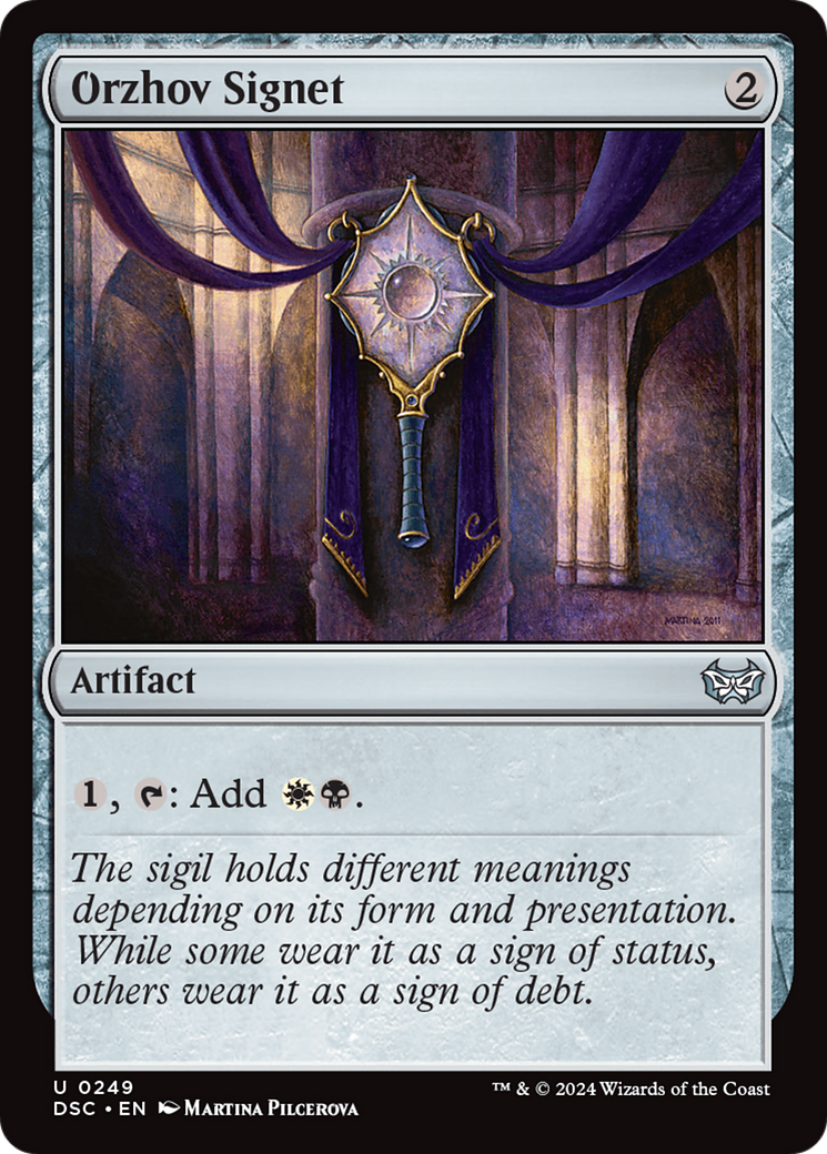 Orzhov Signet [Duskmourn: House of Horror Commander] - Magic: The Gathering - Card Brawlers | Quebec | Canada |
