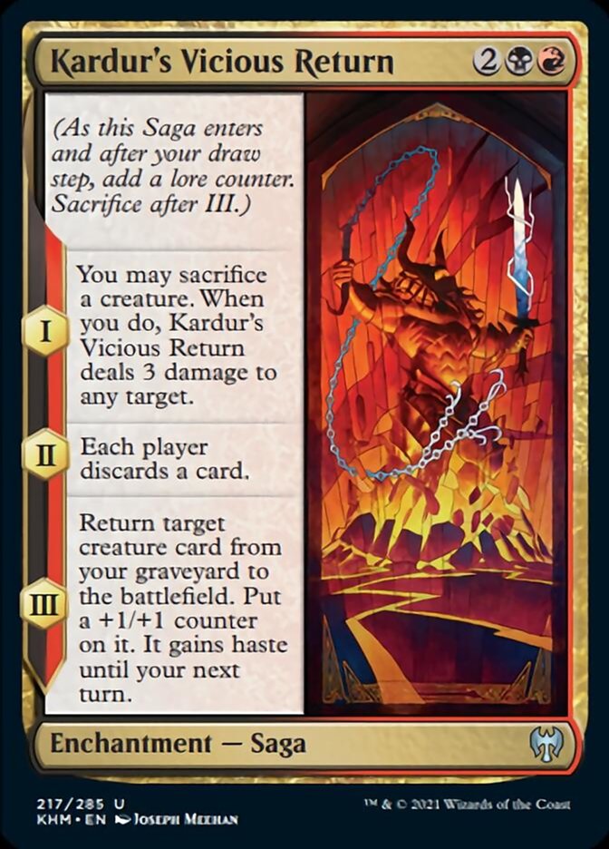 Kardur's Vicious Return [Kaldheim] - Magic: The Gathering - Card Brawlers | Quebec | Canada |
