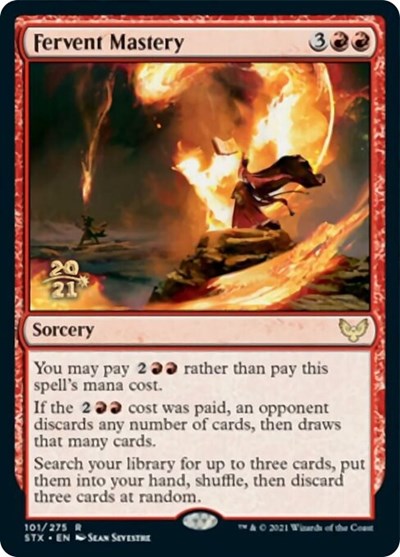 Fervent Mastery [Strixhaven: School of Mages Prerelease Promos] - Magic: The Gathering - Card Brawlers | Quebec | Canada |