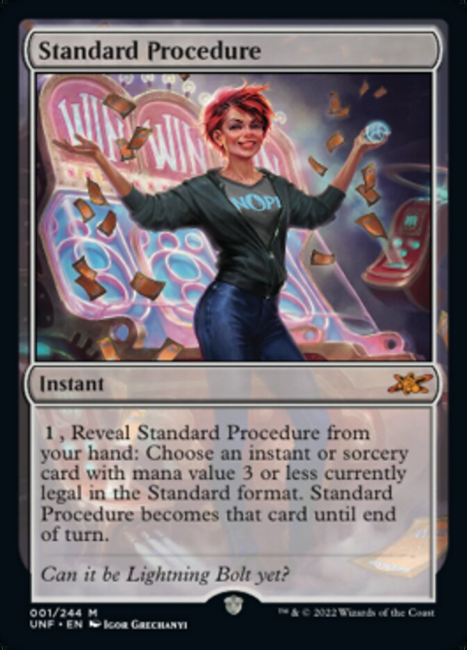Standard Procedure [Unfinity] - Magic: The Gathering - Card Brawlers | Quebec | Canada |