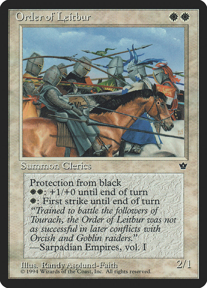Order of Leitbur [Fallen Empires] - Magic: The Gathering - Card Brawlers | Quebec | Canada |