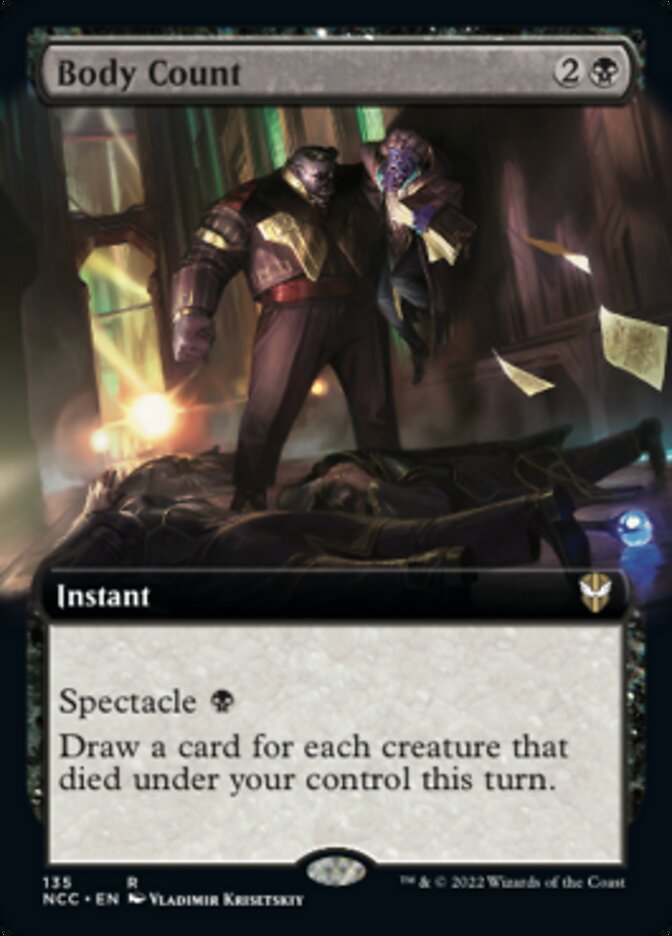 Body Count (Extended Art) [Streets of New Capenna Commander] - Magic: The Gathering - Card Brawlers | Quebec | Canada |