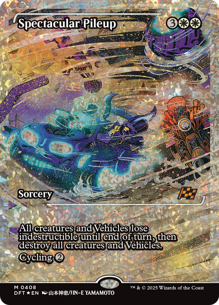 Spectacular Pileup (Showcase) (Fracture Foil) [Aetherdrift] - Magic: The Gathering - Card Brawlers | Quebec | Canada |