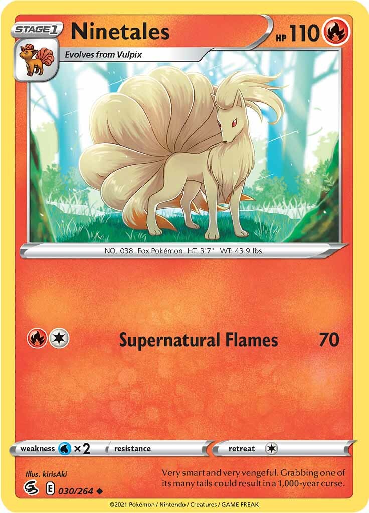 Ninetales (030/264) [Sword & Shield: Fusion Strike] - Pokémon - Card Brawlers | Quebec | Canada |