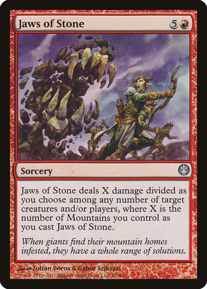Jaws of Stone [Duel Decks: Knights vs. Dragons] - Magic: The Gathering - Card Brawlers | Quebec | Canada |