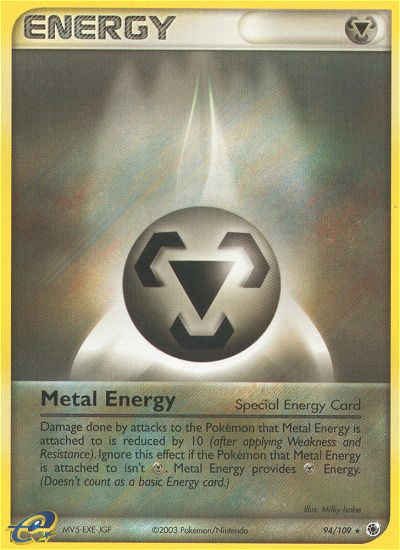Metal Energy (94/109) [EX: Ruby & Sapphire] - Pokémon - Card Brawlers | Quebec | Canada |