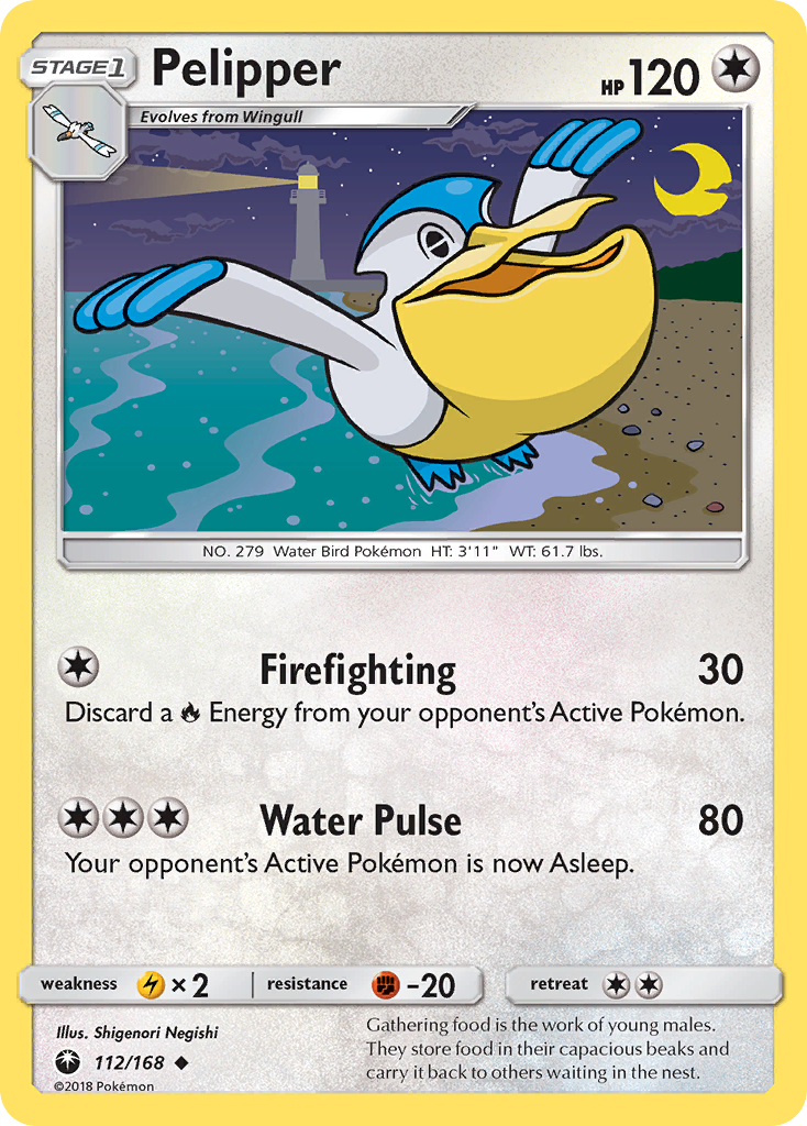 Pelipper (112/168) [Sun & Moon: Celestial Storm] - Pokémon - Card Brawlers | Quebec | Canada |