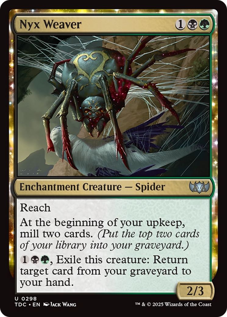 Nyx Weaver [Tarkir: Dragonstorm Commander] - Magic: The Gathering - Card Brawlers | Quebec | Canada |