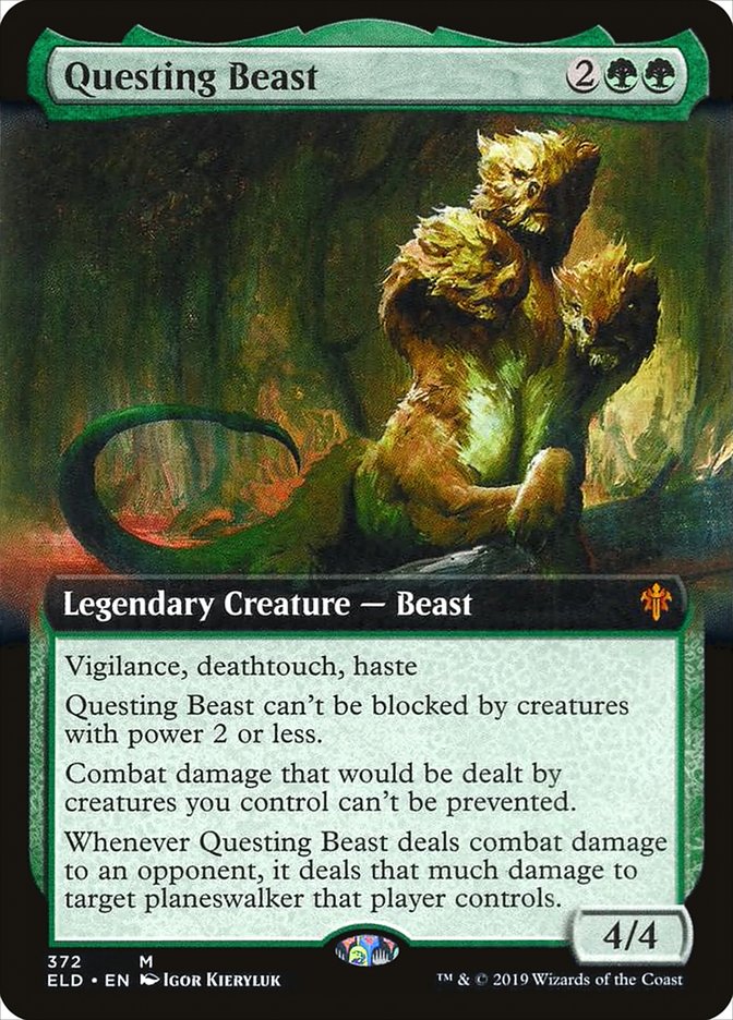 Questing Beast (Extended Art) [Throne of Eldraine] - Magic: The Gathering - Card Brawlers | Quebec | Canada |