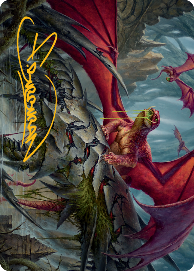 Hoarding Broodlord Art Card (Gold-Stamped Signature) [March of the Machine Art Series] - Magic: The Gathering - Card Brawlers | Quebec | Canada |