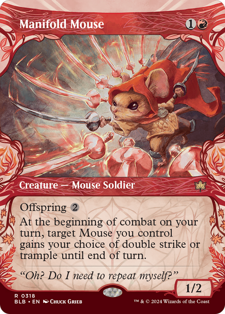 Manifold Mouse (Showcase) [Bloomburrow] - Magic: The Gathering - Card Brawlers | Quebec | Canada |