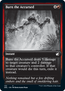 Burn the Accursed [Innistrad: Double Feature] - Magic: The Gathering - Card Brawlers | Quebec | Canada |