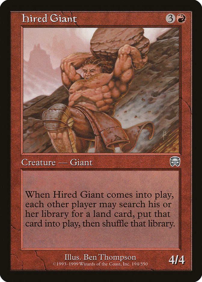 Hired Giant [Mercadian Masques] - Magic: The Gathering - Card Brawlers | Quebec | Canada |
