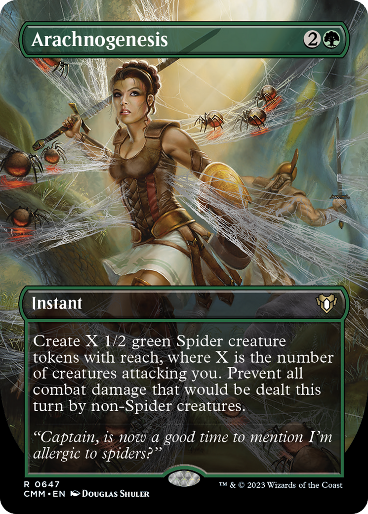 Arachnogenesis (Borderless Alternate Art) [Commander Masters] - Magic: The Gathering - Card Brawlers | Quebec | Canada |