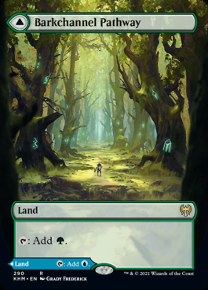 Barkchannel Pathway // Tidechannel Pathway (Borderless Alternate Art) [Kaldheim] - Magic: The Gathering - Card Brawlers | Quebec | Canada |