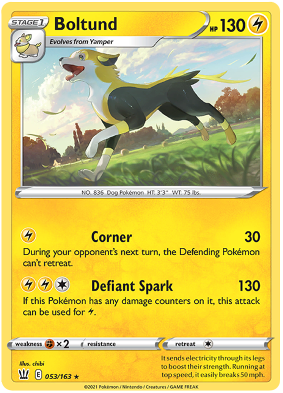 Boltund (053/163) [Sword & Shield: Battle Styles] - Pokémon - Card Brawlers | Quebec | Canada |