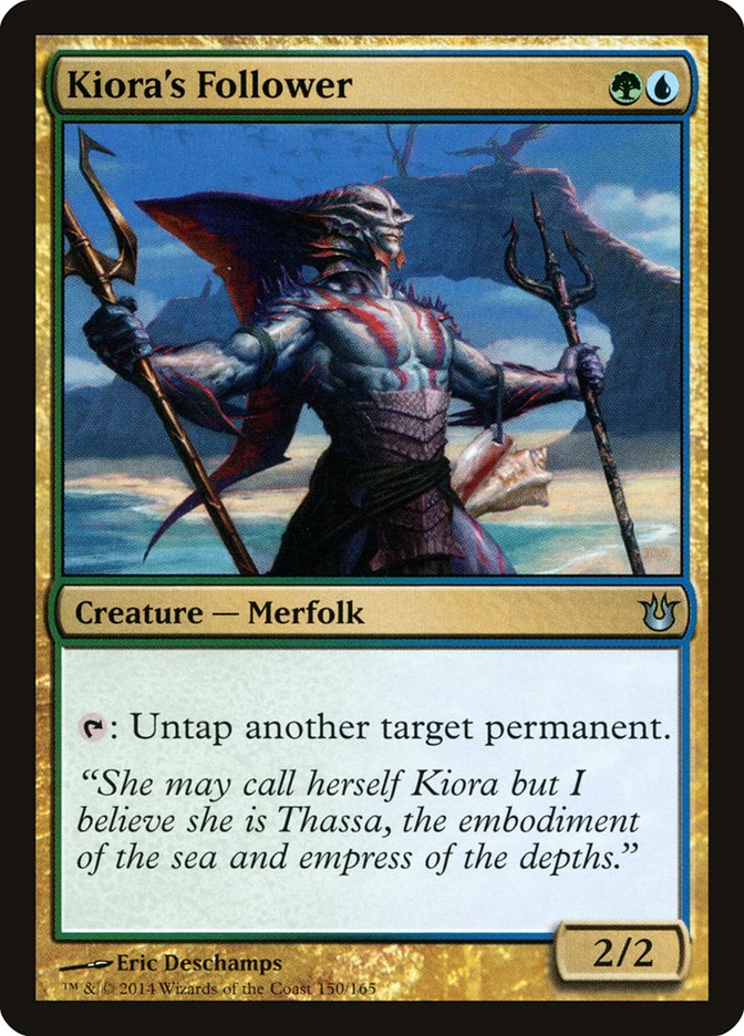 Kiora's Follower [Born of the Gods] - Magic: The Gathering - Card Brawlers | Quebec | Canada |