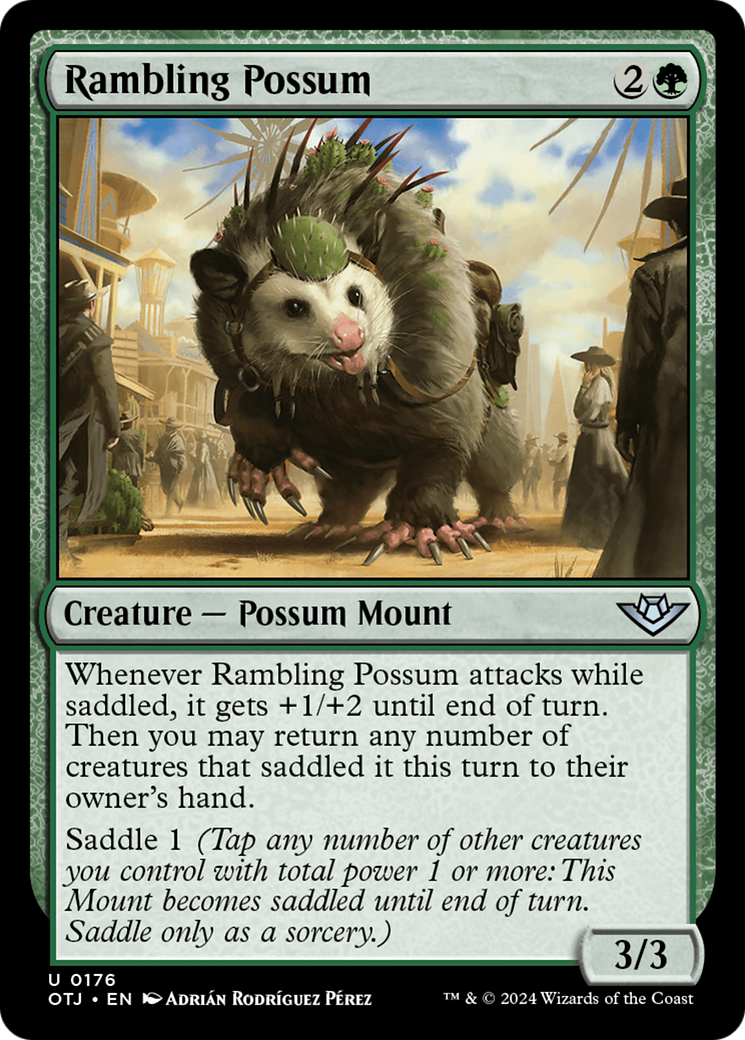 Rambling Possum [Outlaws of Thunder Junction] - Magic: The Gathering - Card Brawlers | Quebec | Canada |