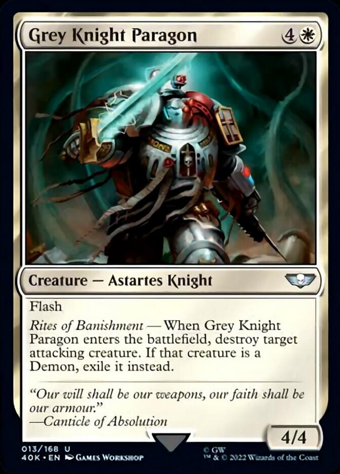 Grey Knight Paragon (Surge Foil) [Warhammer 40,000] - Magic: The Gathering - Card Brawlers | Quebec | Canada |