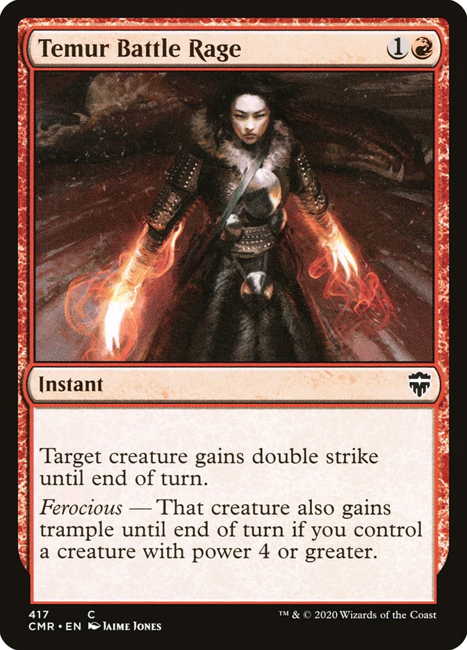 Temur Battle Rage [Commander Legends] - Magic: The Gathering - Card Brawlers | Quebec | Canada |