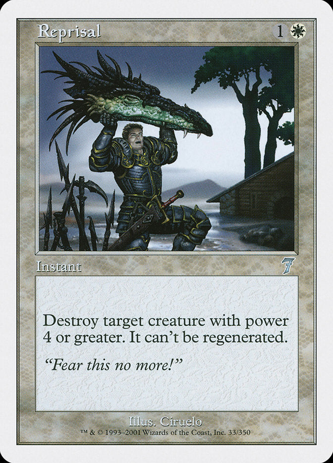 Reprisal [Seventh Edition] - Magic: The Gathering - Card Brawlers | Quebec | Canada |