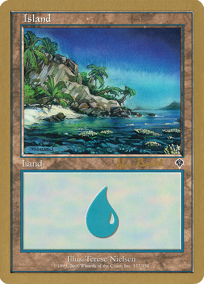 Island (ab337) (Alex Borteh) [World Championship Decks 2001] - Magic: The Gathering - Card Brawlers | Quebec | Canada |