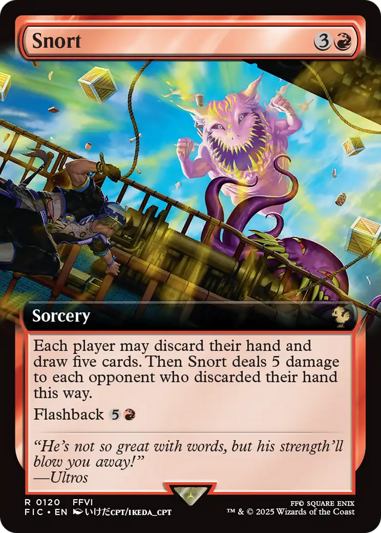 Snort (Extended Art) [FINAL FANTASY Commander] - Magic: The Gathering - Card Brawlers | Quebec | Canada |