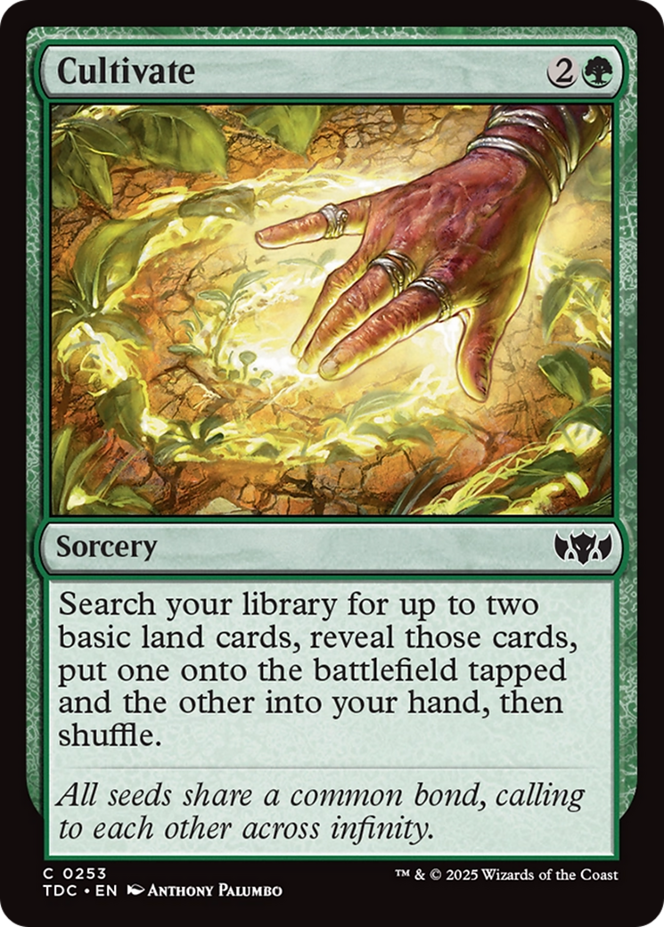 Cultivate [Tarkir: Dragonstorm Commander] - Magic: The Gathering - Card Brawlers | Quebec | Canada |