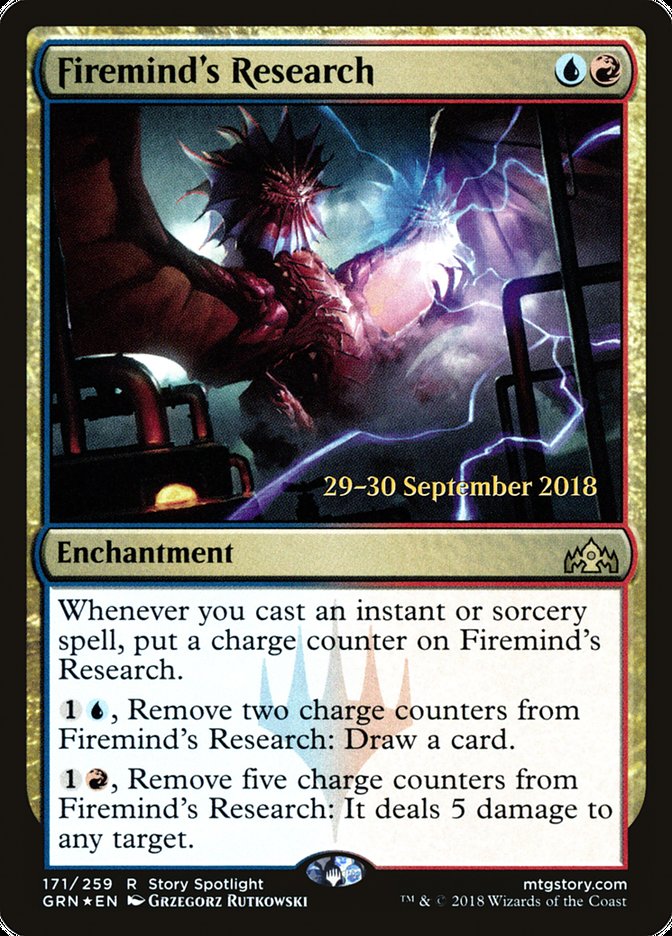 Firemind's Research [Guilds of Ravnica Prerelease Promos] - Magic: The Gathering - Card Brawlers | Quebec | Canada |