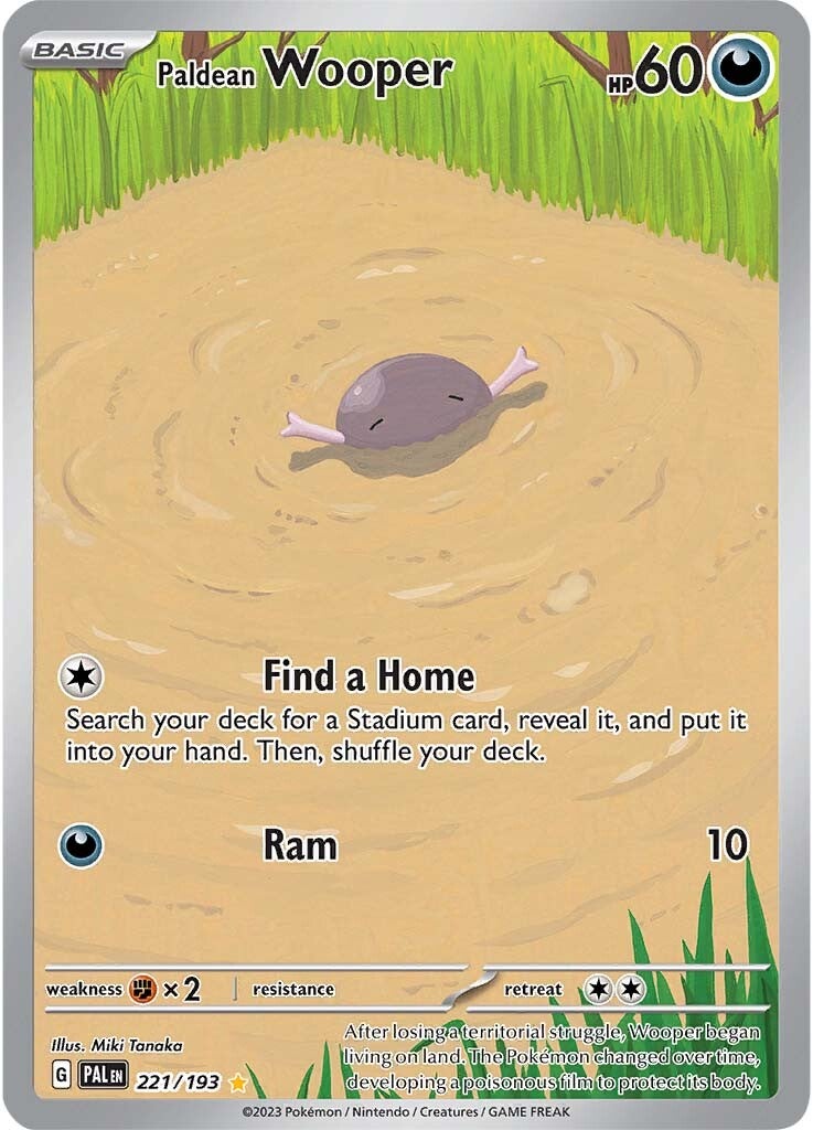 Paldean Wooper (221/193) [Scarlet & Violet: Paldea Evolved] - Pokémon - Card Brawlers | Quebec | Canada |
