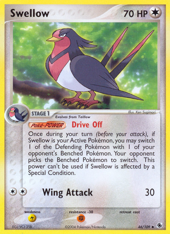 Swellow (46/109) [EX : Rubis et Saphir] 