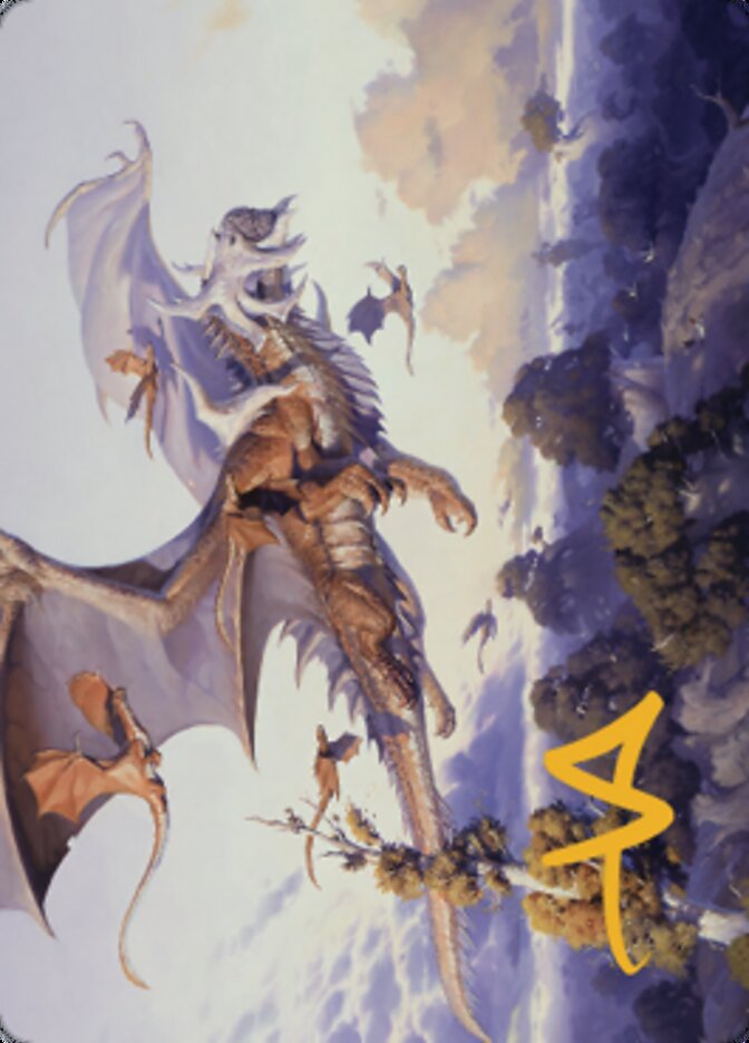 Rith, Liberated Primeval Art Card (Gold-Stamped Signature) [Dominaria United Art Series] - Magic: The Gathering - Card Brawlers | Quebec | Canada |