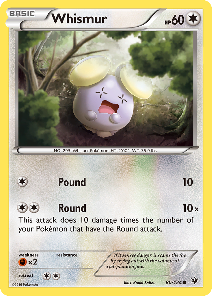 Whismur (80/124) [XY: Fates Collide] - Pokémon - Card Brawlers | Quebec | Canada |