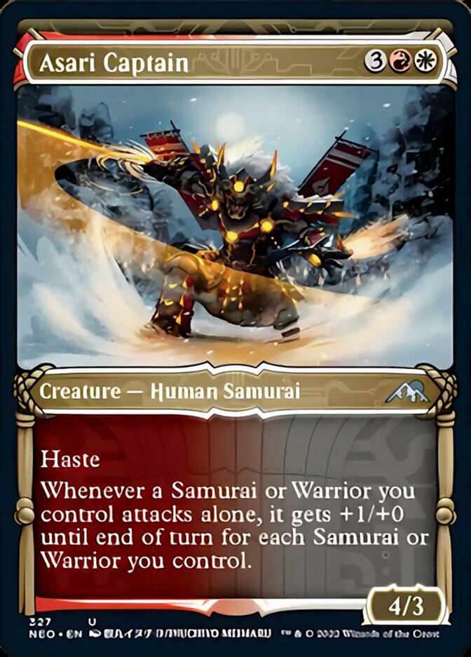 Asari Captain (Showcase Samurai) [Kamigawa: Neon Dynasty] - Magic: The Gathering - Card Brawlers | Quebec | Canada |