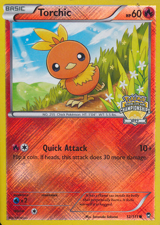 Torchic (12/111) (City Championship Promo) [XY: Furious Fists] - Pokémon - Card Brawlers | Quebec | Canada |