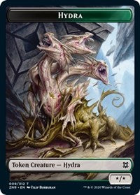 Hydra // Kor Warrior Double-Sided Token [Zendikar Rising Tokens] - Magic: The Gathering - Card Brawlers | Quebec | Canada |