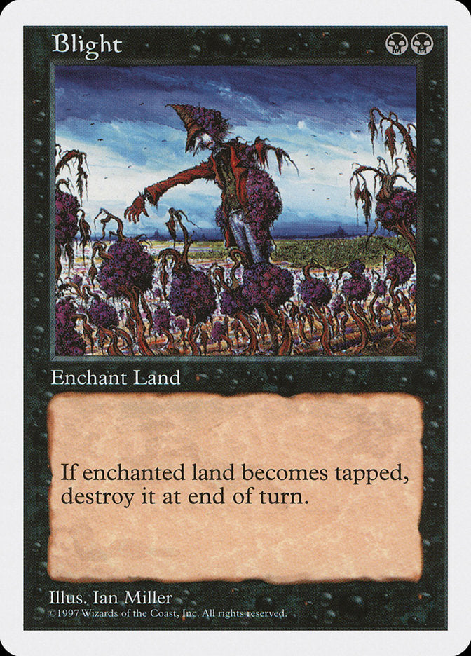 Blight [Fifth Edition] - Magic: The Gathering - Card Brawlers | Quebec | Canada |