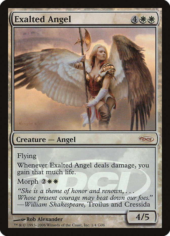 Exalted Angel [Judge Gift Cards 2006] - Magic: The Gathering - Card Brawlers | Quebec | Canada |