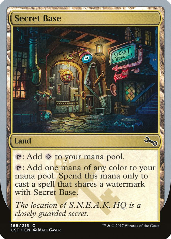 Secret Base (Matt Gaser) [Unstable] - Magic: The Gathering - Card Brawlers | Quebec | Canada |