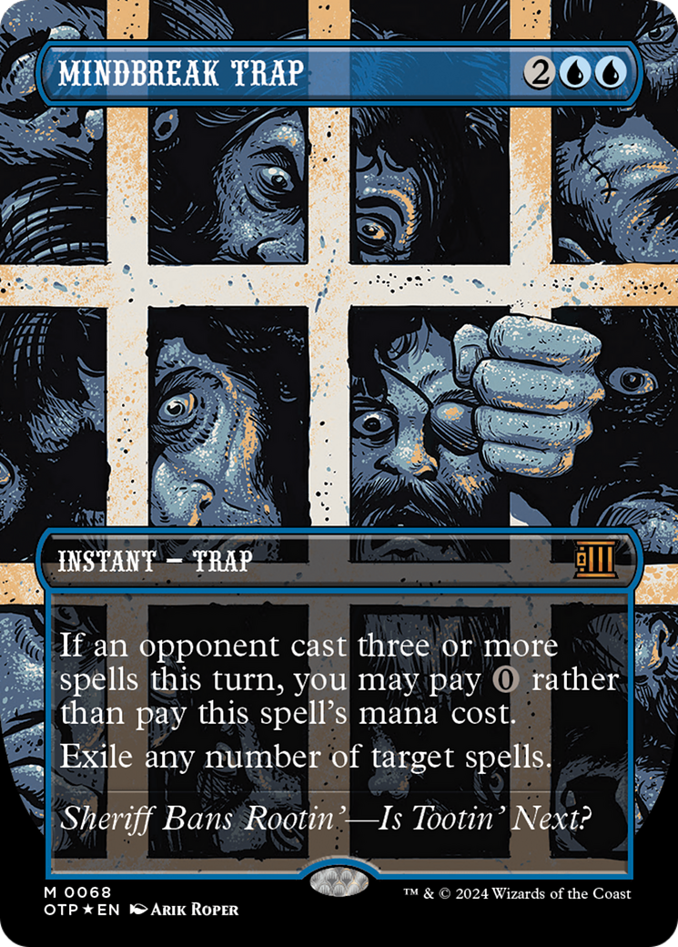 Mindbreak Trap (Textured Foil) [Outlaws of Thunder Junction: Breaking News] - Magic: The Gathering - Card Brawlers | Quebec | Canada |