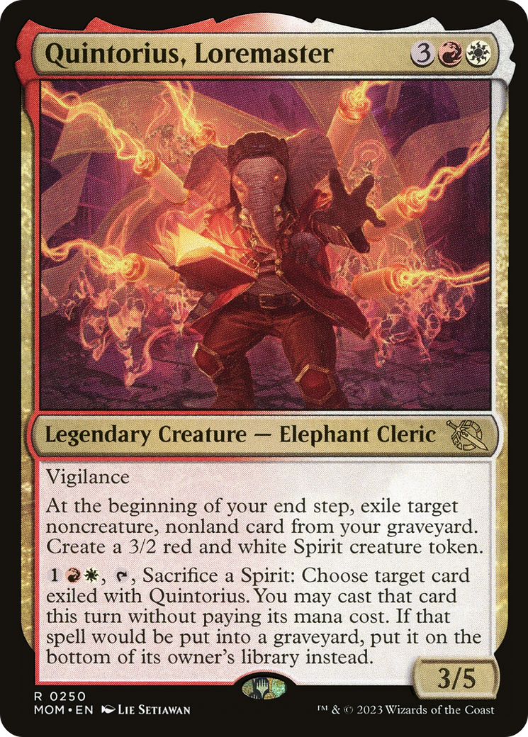 Quintorius, Loremaster [March of the Machine] - Magic: The Gathering - Card Brawlers | Quebec | Canada |